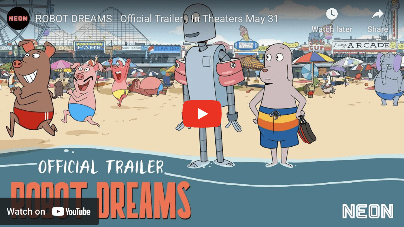 Books on Film: Watch the ROBOT DREAMS Trailer!